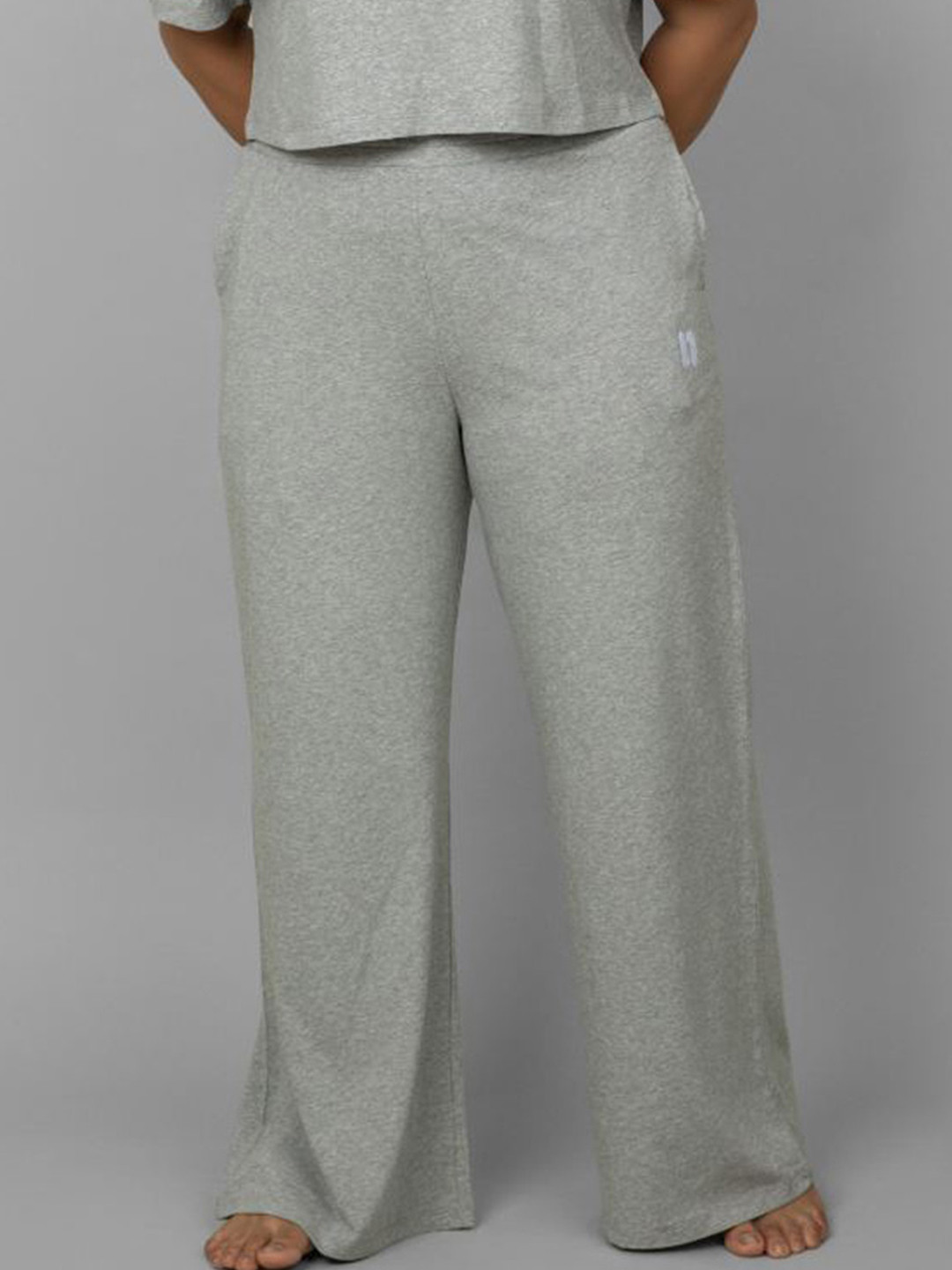 

necesera Women Jet Set Zen Mid Rise Lounge Pants, Grey