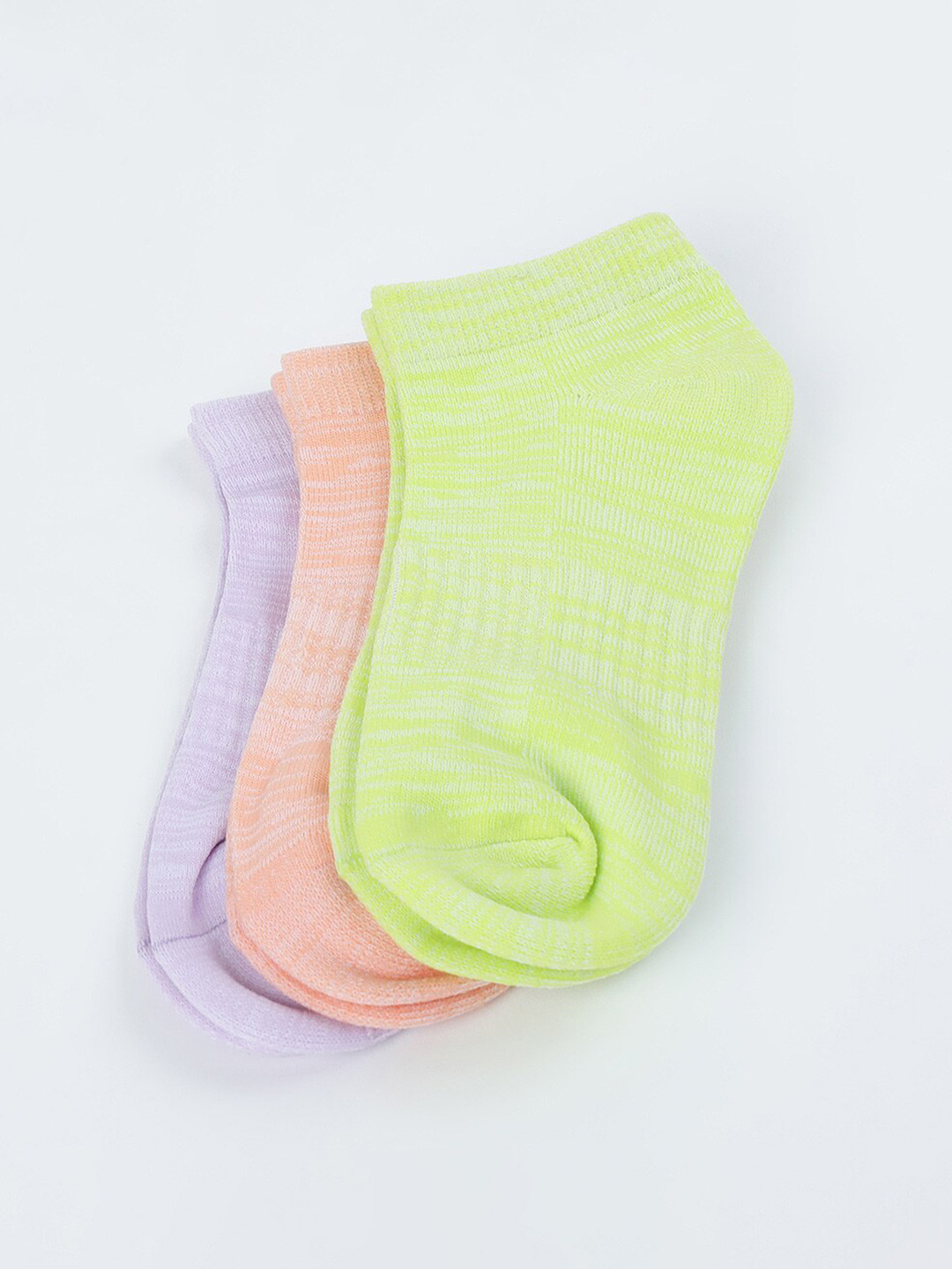 

max Boys Pack Of 3 Shoe Liners, Green