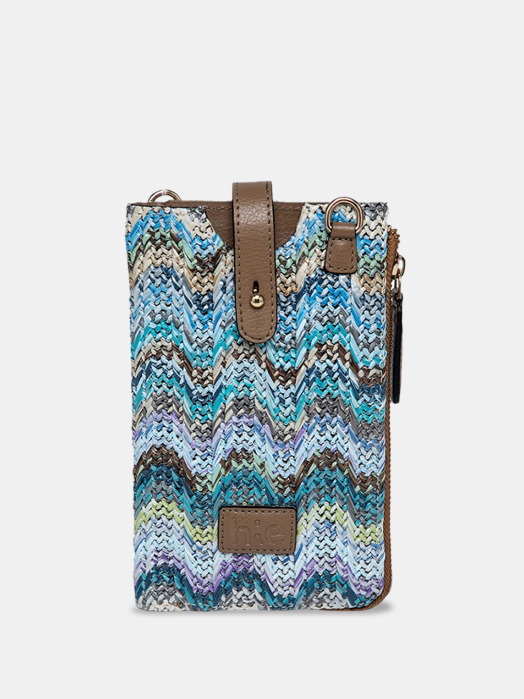 

HIE Textured Mobile Pouch, Blue