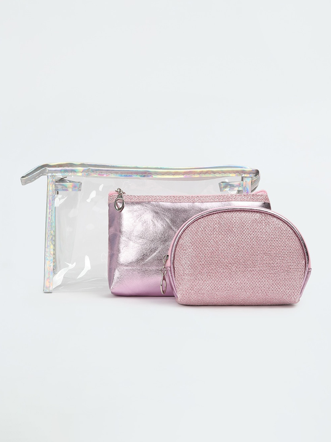 

max Set Of 3 Travel Pouch, Pink