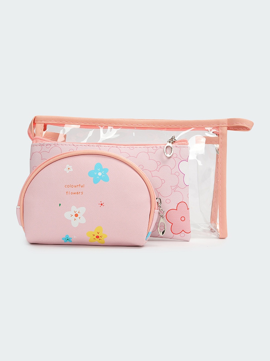 

max Set Of 3 Vanity Pouch, Pink