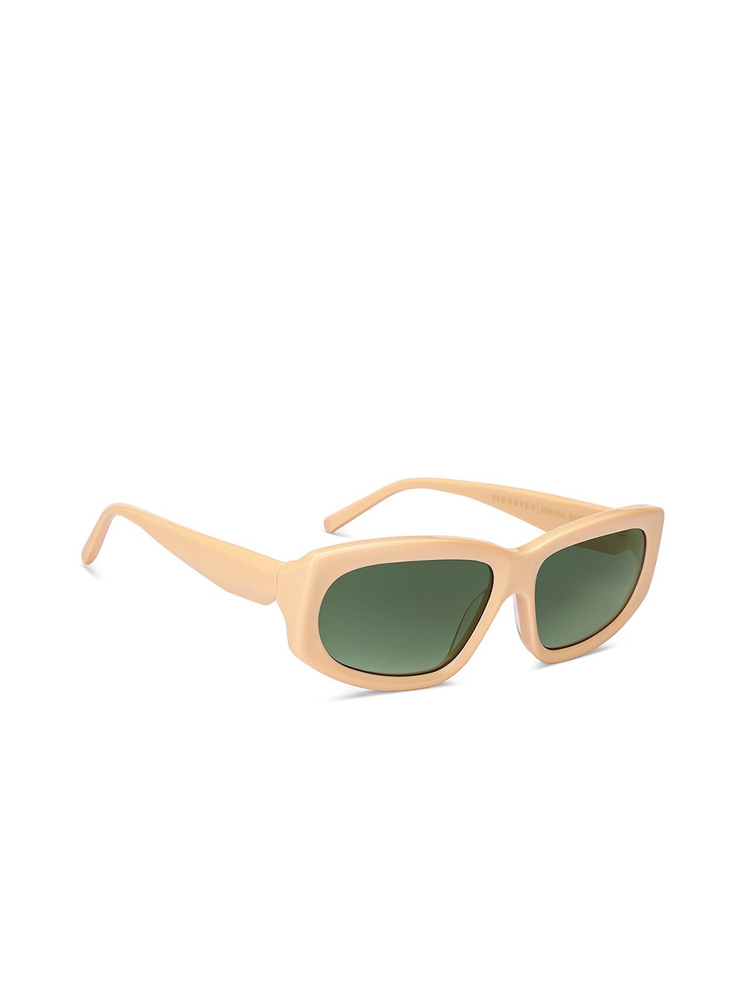 

John Jacobs Unisex Rectangle Sunglasses with UV Protected Lens 212828, Green