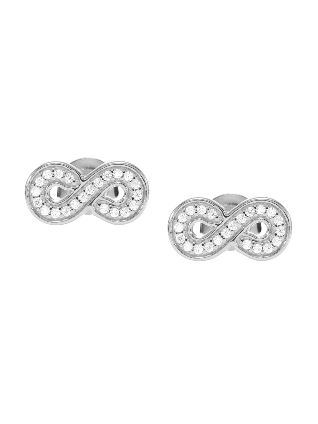 

Fossil Quirky Studs Earrings, Silver