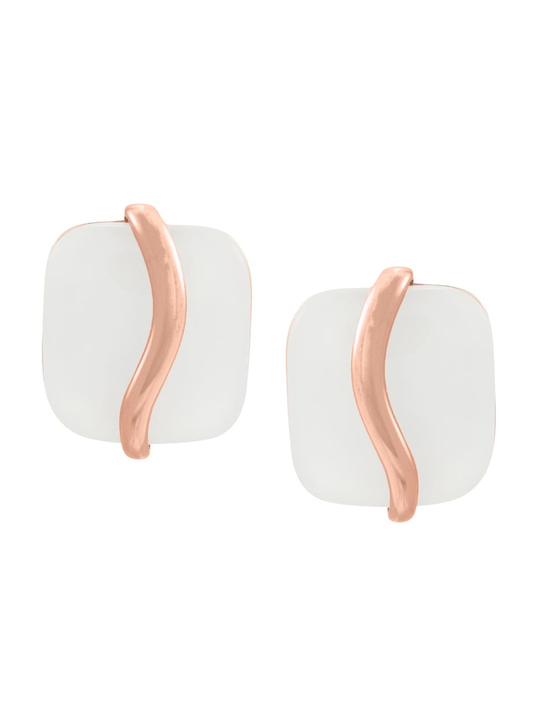 

SKAGEN Square Studs Earrings, Rose gold