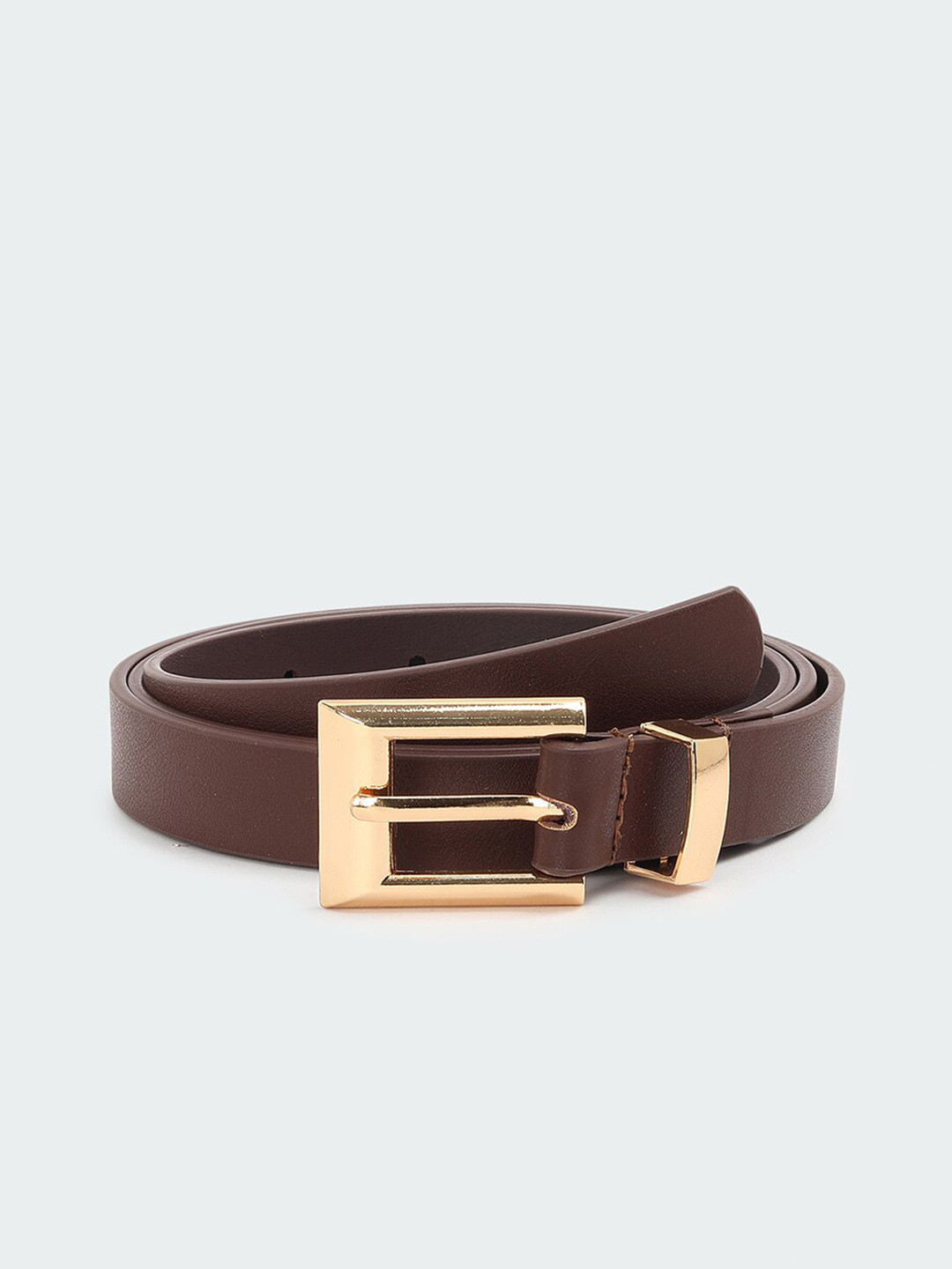 

max Women Stretchable Slim Belt, Brown