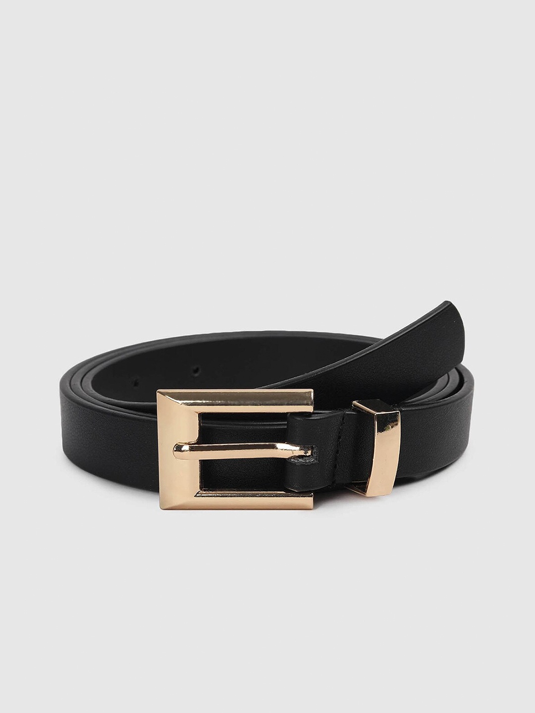 

max Women Solid Formal Belt, Black