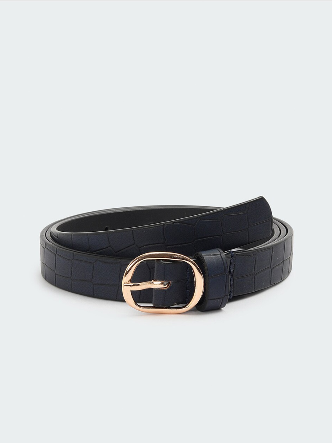 

max Women Slim Belt, Navy blue