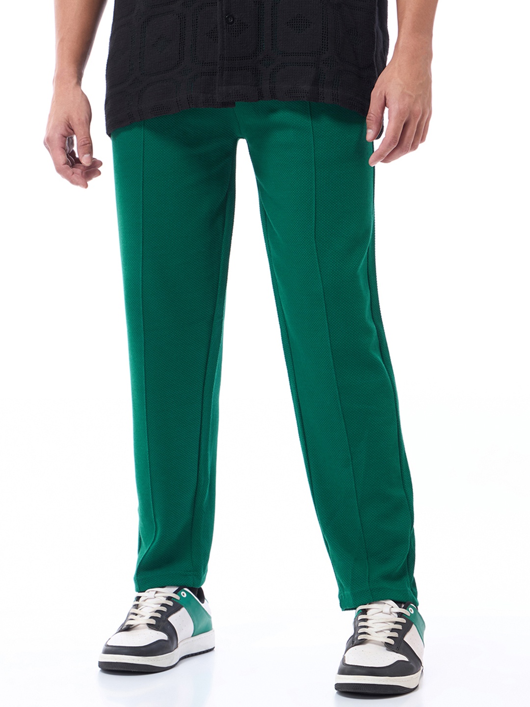 

Bewakoof Men Track Pants, Green