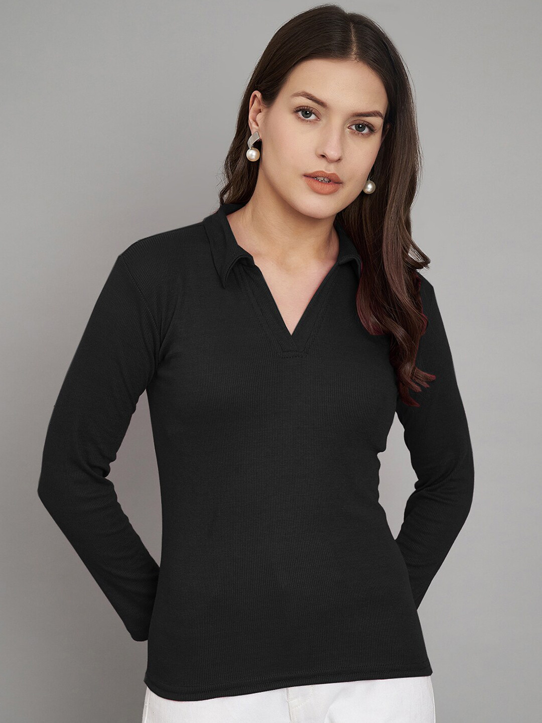 

Trend Level Cotton Top, Black