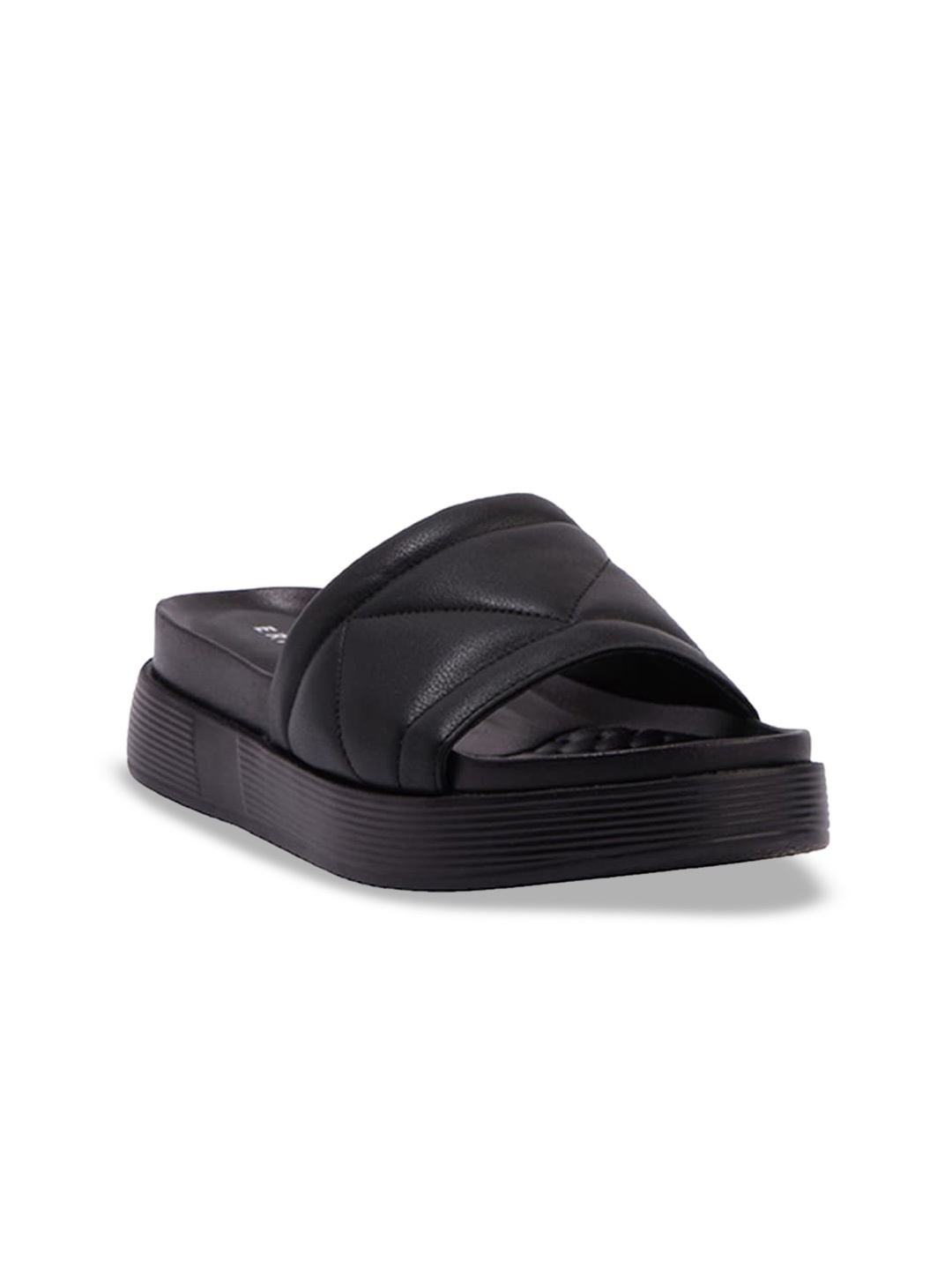 

ERIDANI Caper Solid Wedges, Black