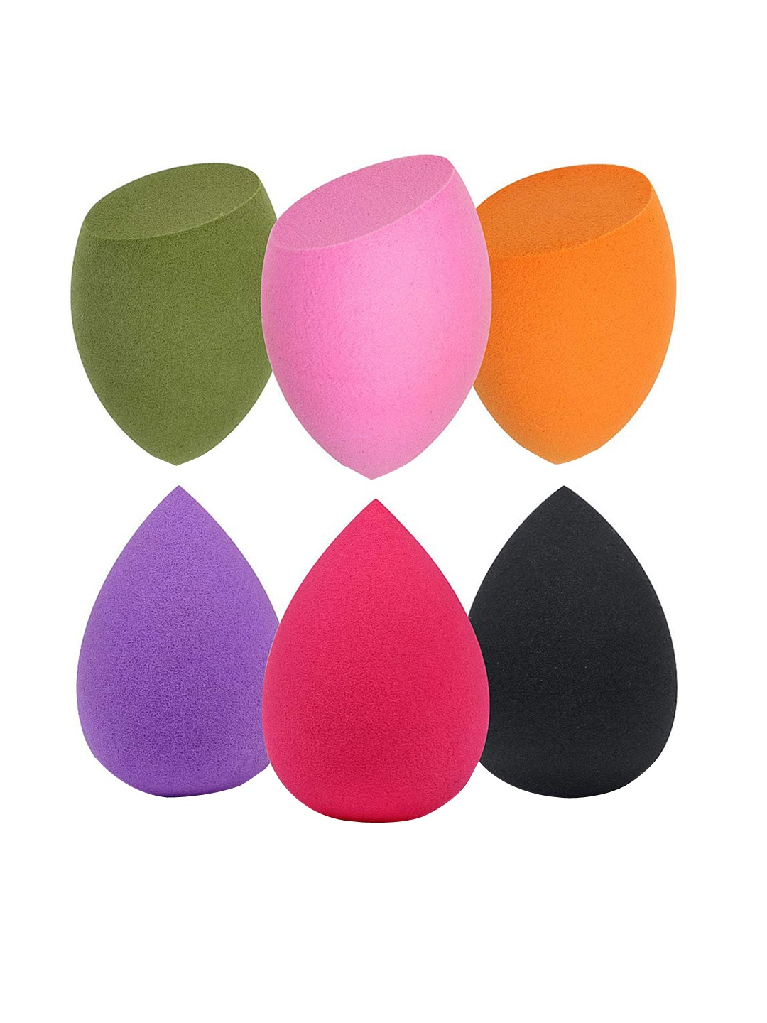 

Veoni BELLE 6-Pcs Beauty Blender Makeup Sponge, Multi