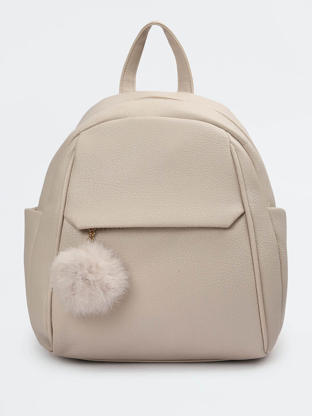 

max Women Structured Backpack, Off white
