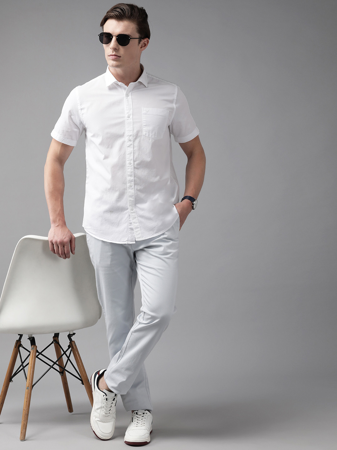 

Blackberrys India Slim Pure Cotton Casual Shirt, White