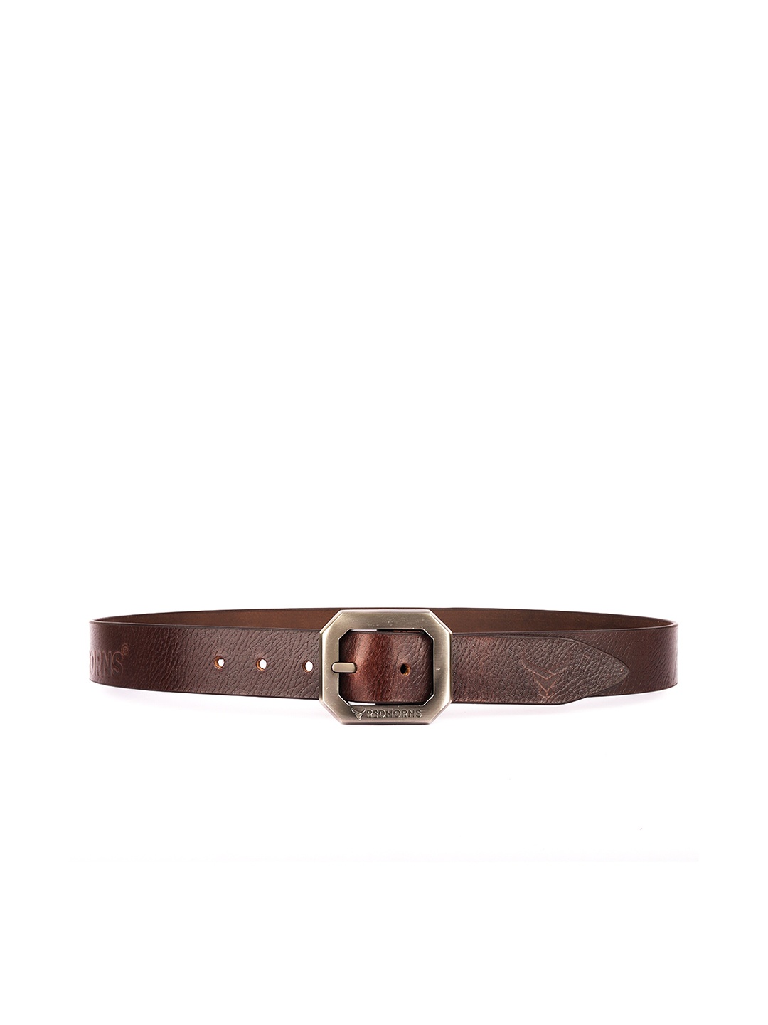 

REDHORNS Men Leather Belt, Brown