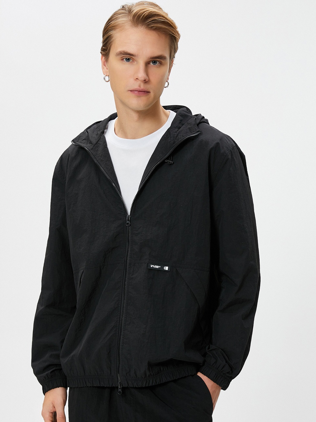 

Koton Stand Collar Tailored Jacket, Black