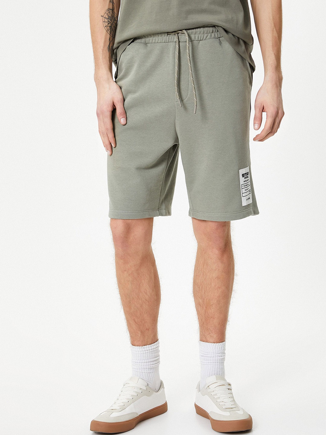 

Koton Men Above Knee Shorts, Green