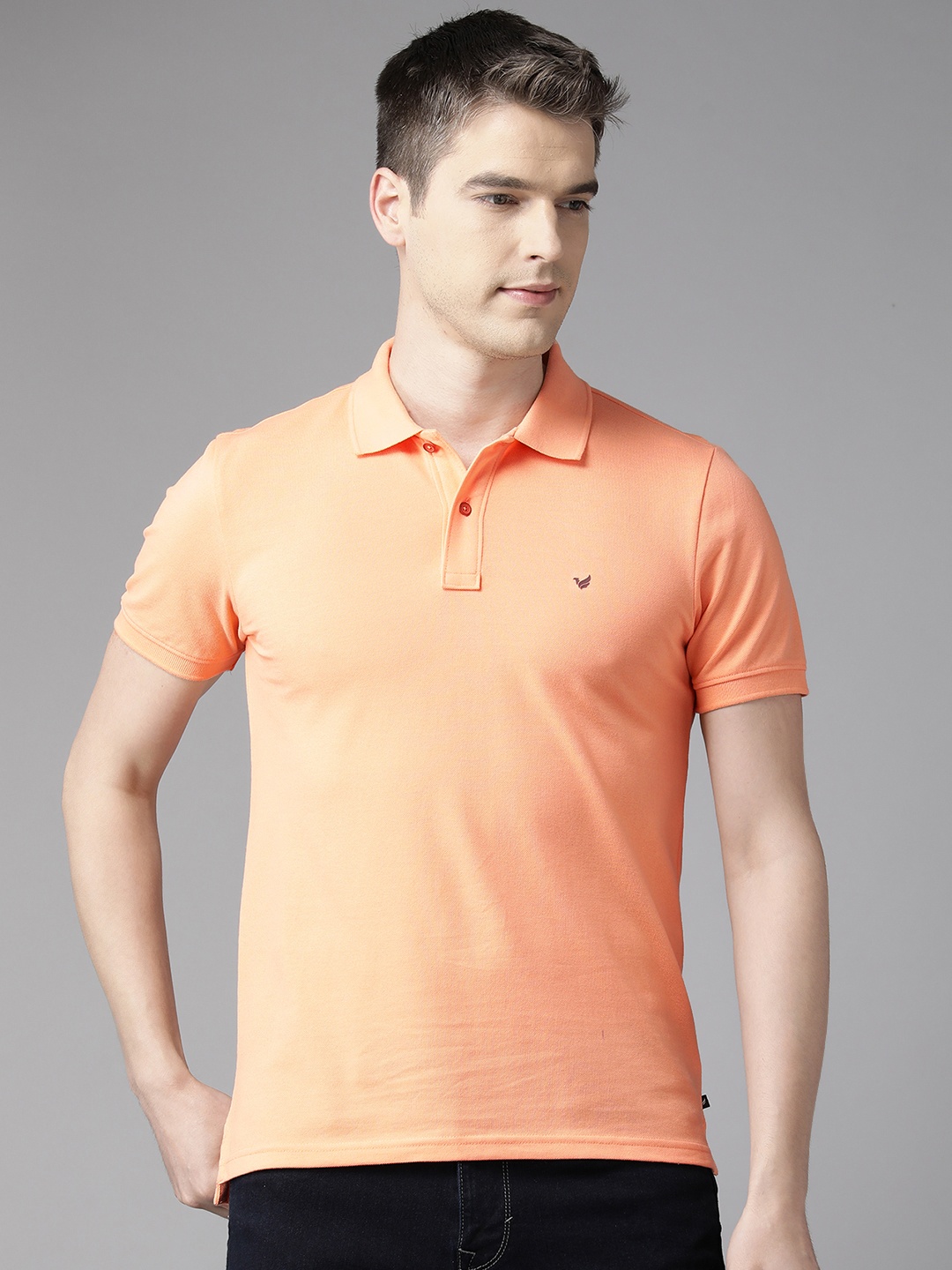 

Blackberrys Polo Collar Slim Fit T-shirt, Orange