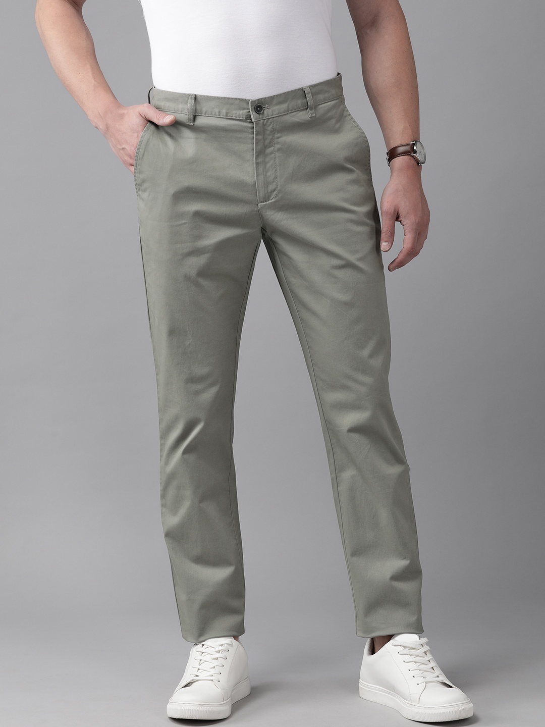 

Blackberrys Men B-95 Slim Fit Chinos, Olive