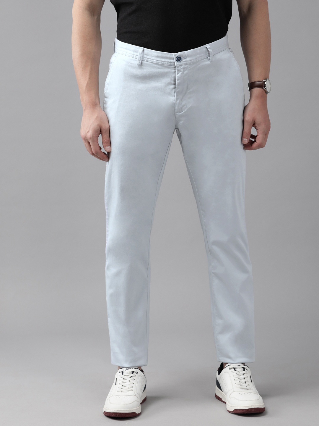 

Blackberrys Men B-95 Slim Fit Trousers, Blue