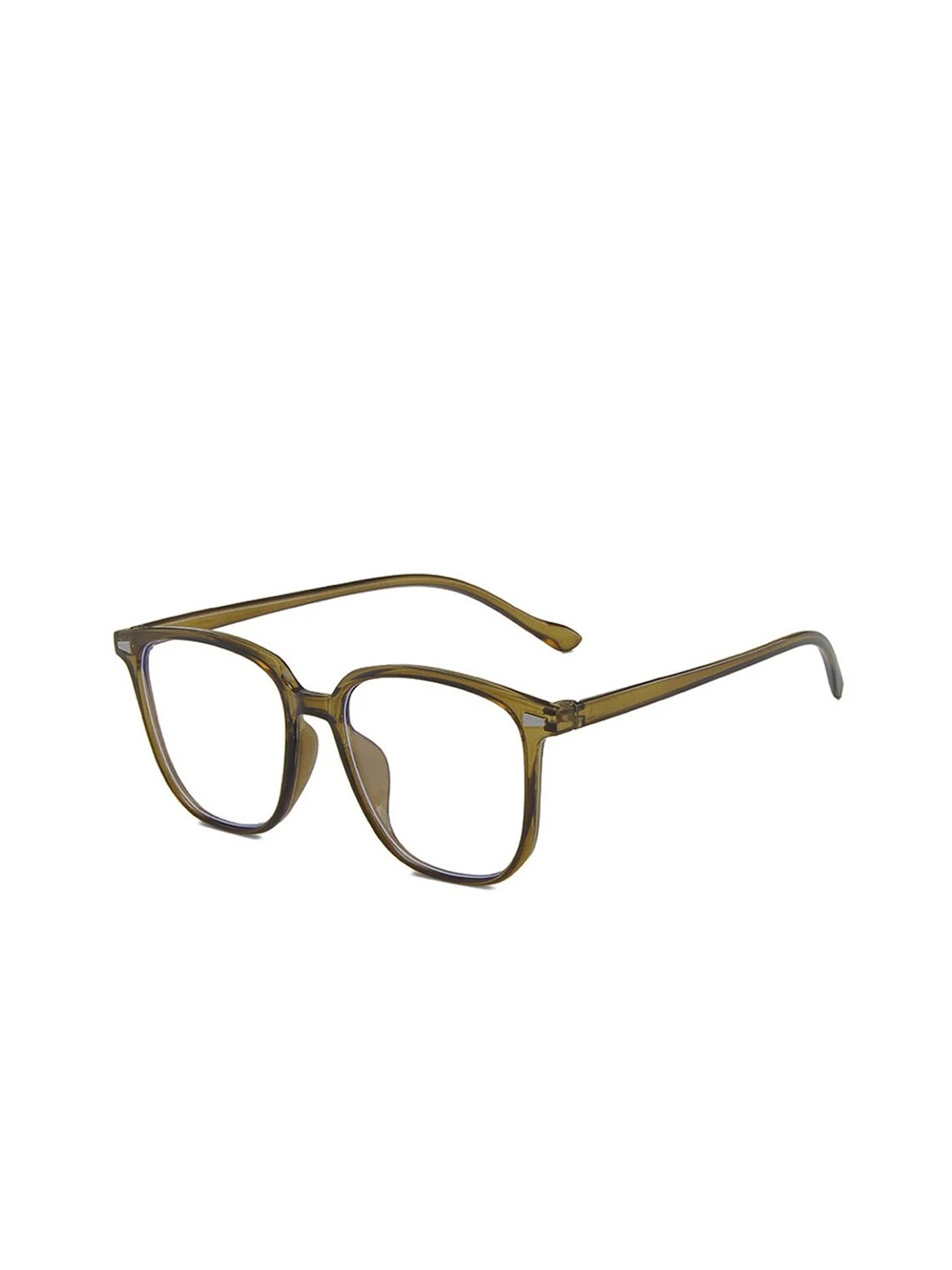 

SYGA Unisex Full Rim Square Frames, Green