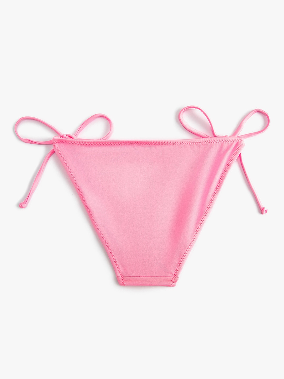 

Koton Women Solid Briefs With Tie-up Detial, Pink