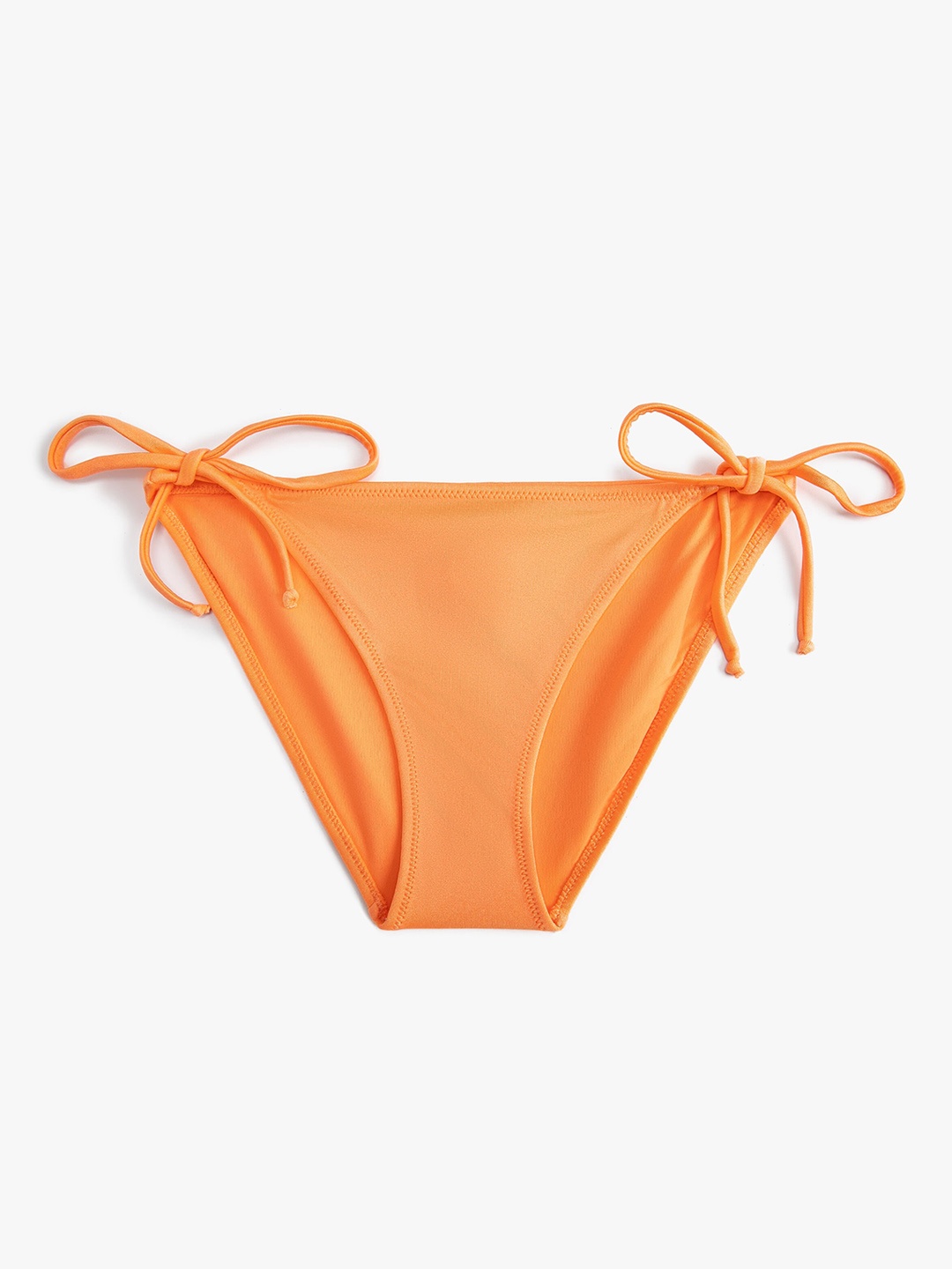 

Koton Women Solid Briefs With Tie-up Detial, Orange