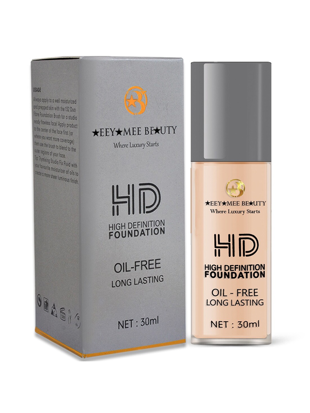 

Adbeni HD Long Lasting Foundation - 30ml - NC20, Beige