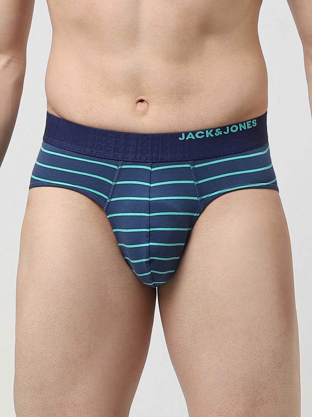 

Jack & Jones Striped Basic Briefs 1537346006, Navy blue