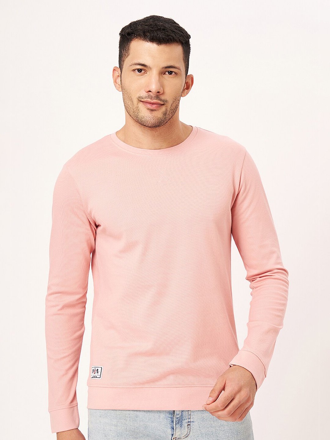 

ZU Round Neck Pure Cotton Regular Fit T-shirt, Maroon