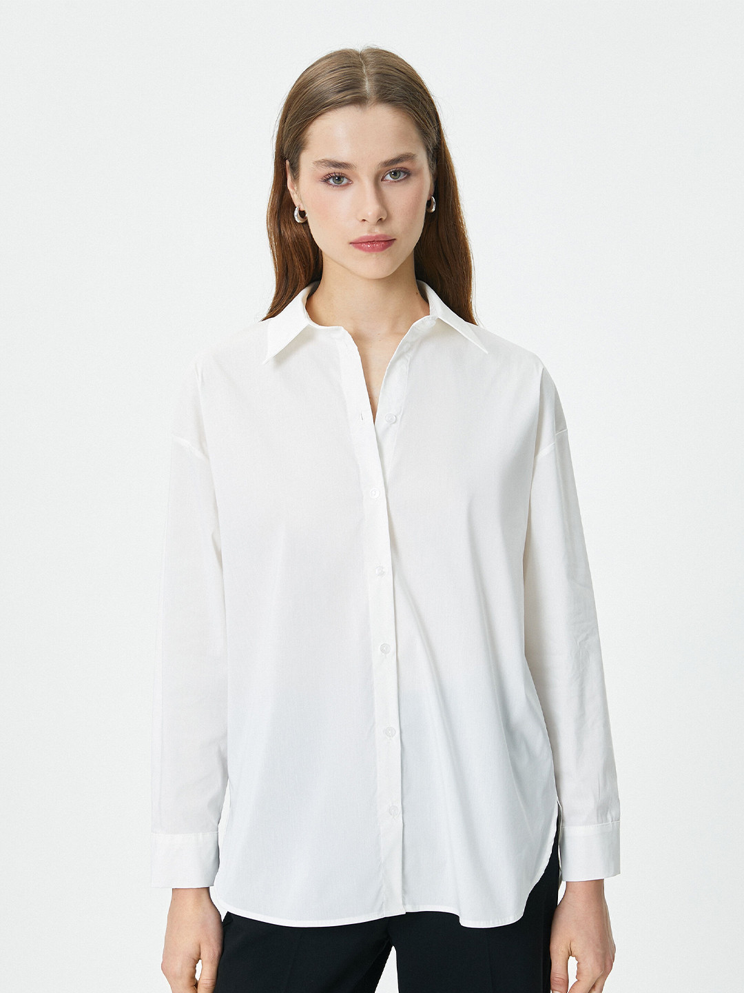 

Koton Spread Collar Casual Shirt, Off white