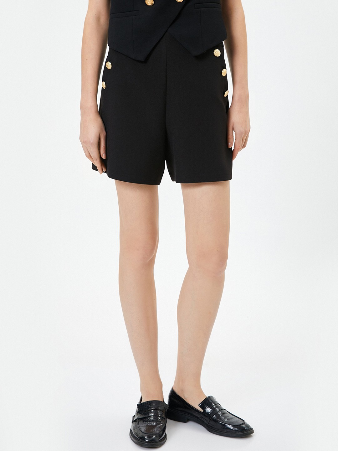 

Koton Women Above Knee Shorts, Black