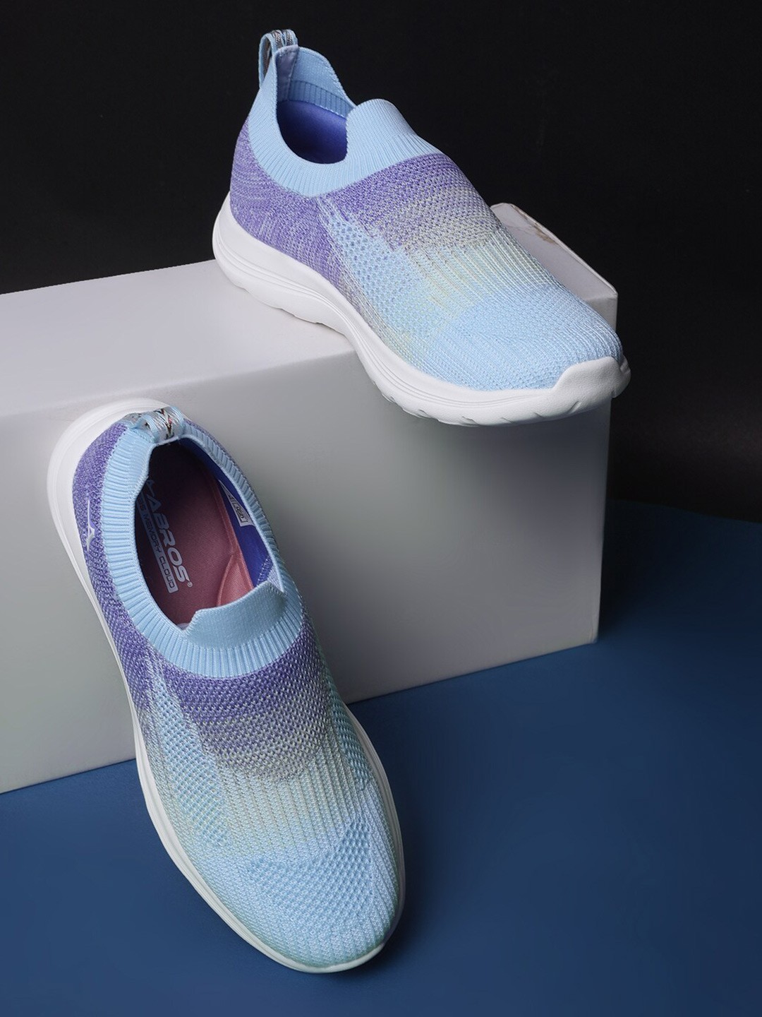 

ABROS Women Mesh Walking Shoes, Off white