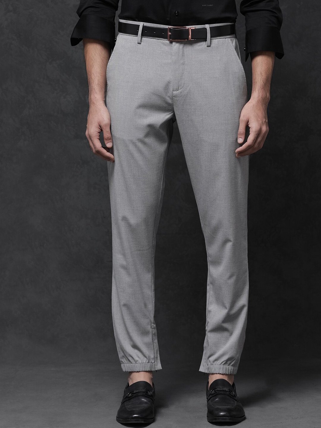 

RARE RABBIT Men Mid-Rise Joggers, Grey