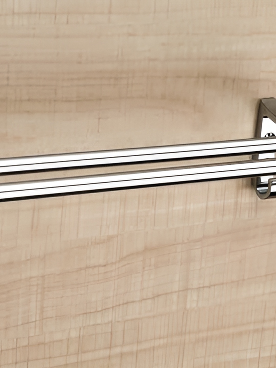 

Filox Silver-Toned 2 Pieces Stainless Steel Glossy Contemporary Towel Rod