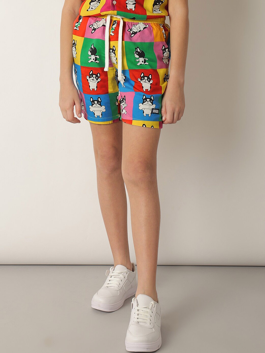 

Jack & Jones Junior Boys Graphic Printed Shorts, Blue