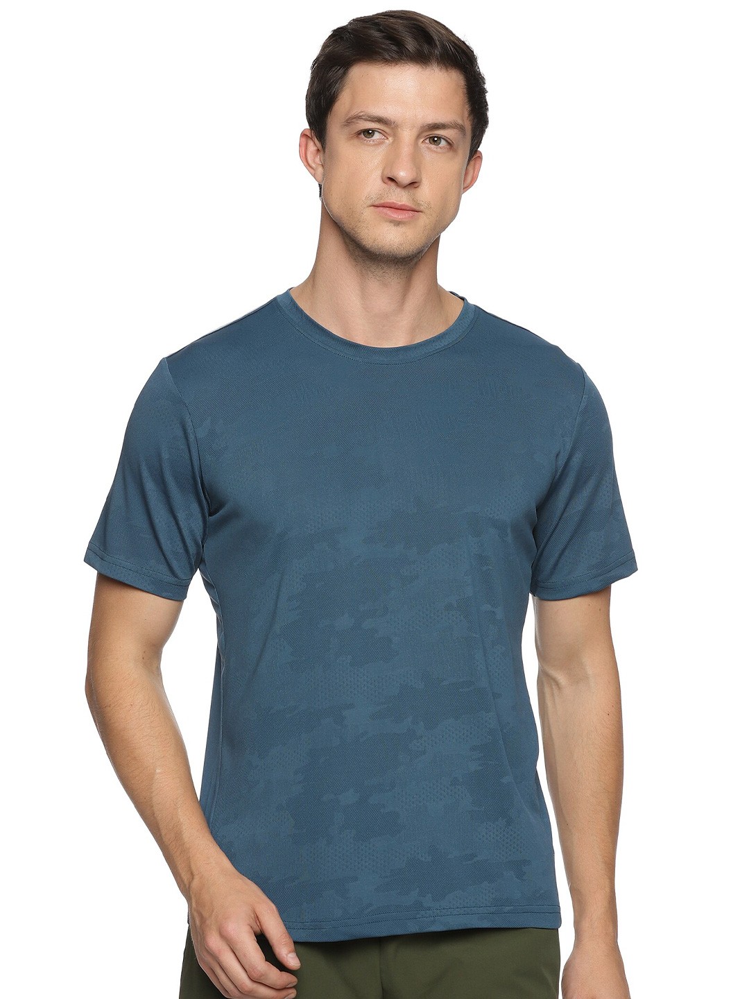 

DOMIN8 Round Neck T-shirt, Blue