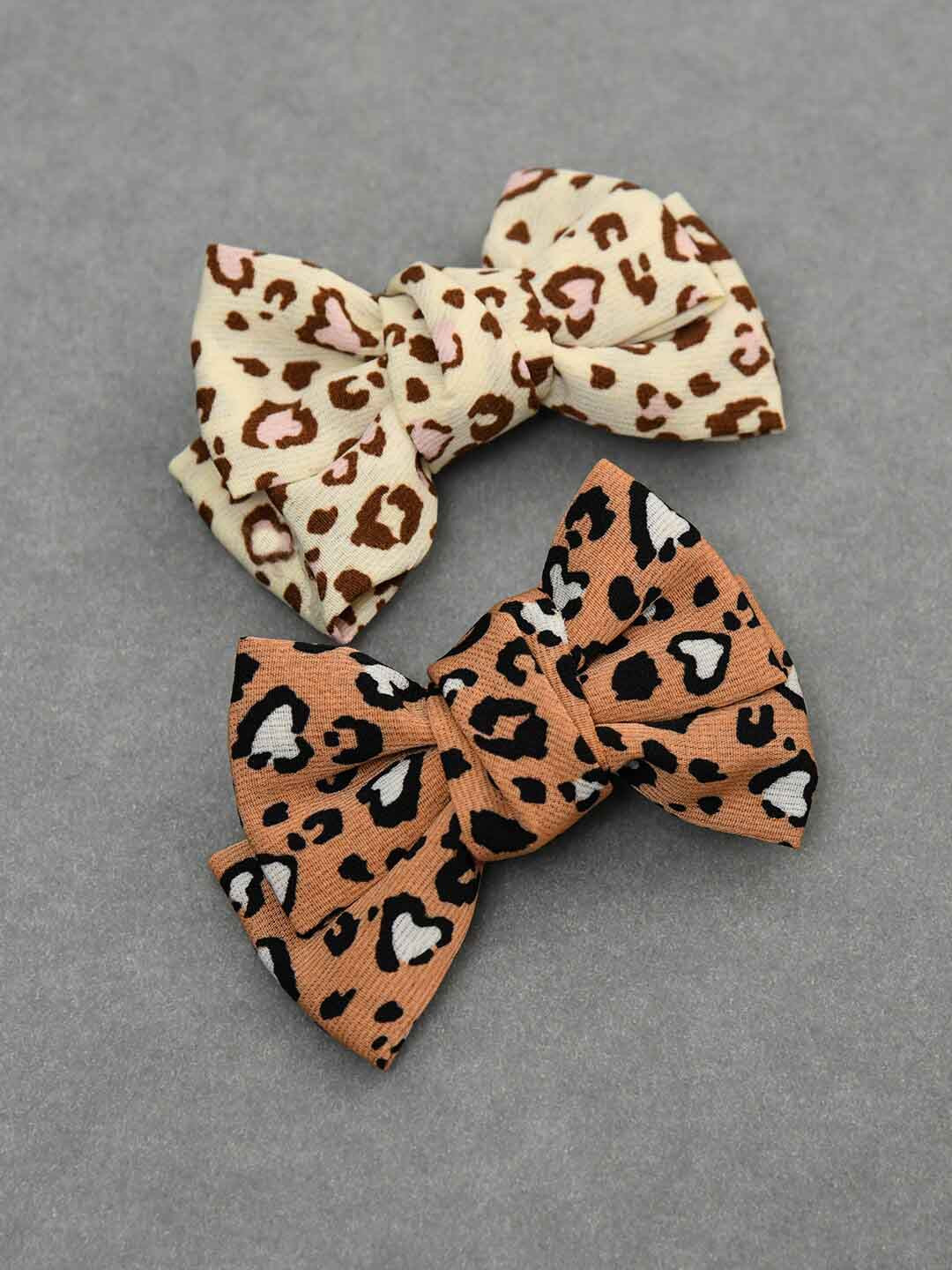 

FUNKRAFTS Girls Set of 2 Alligator Hair Clips, Brown