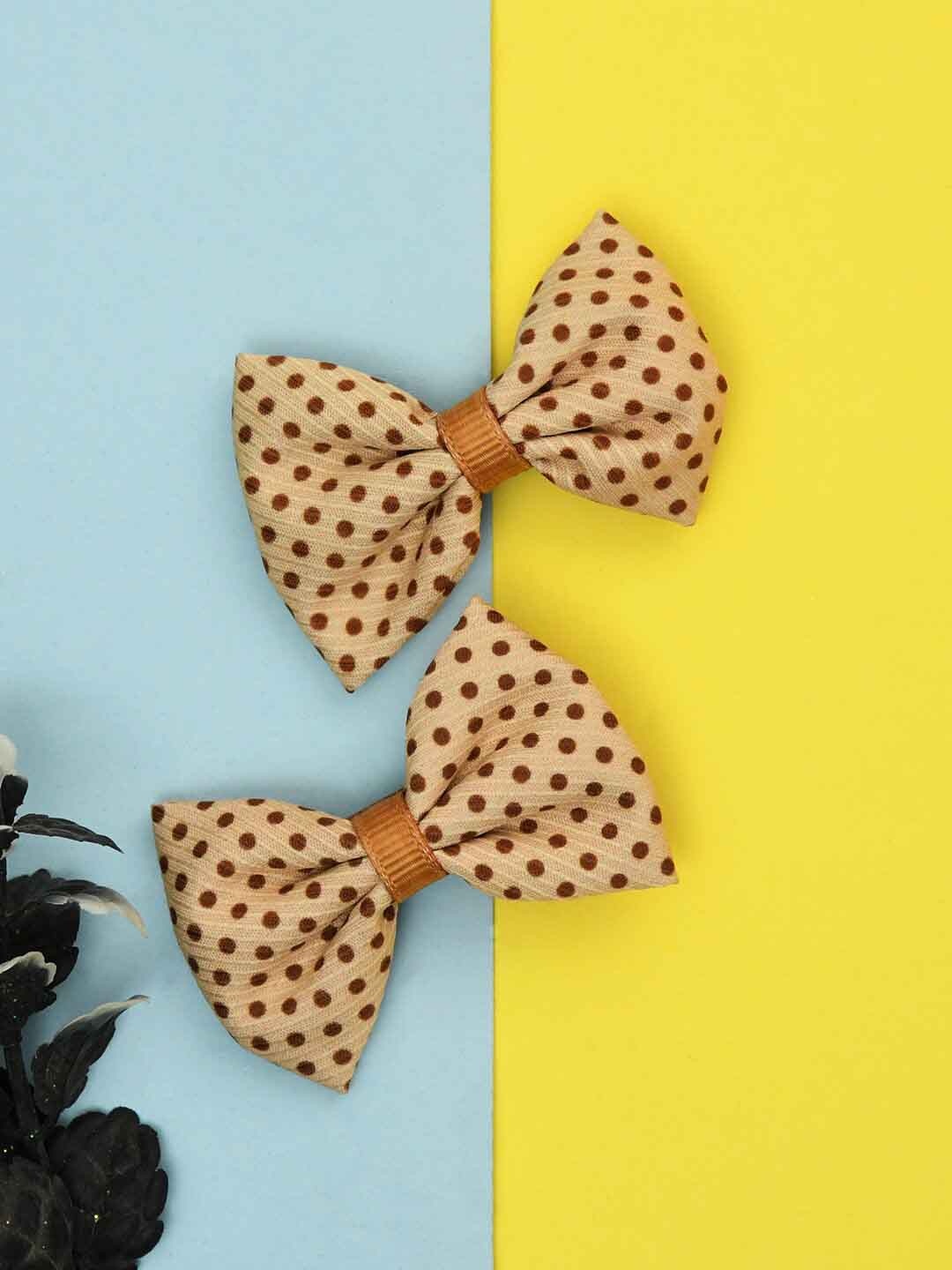 

FUNKRAFTS Girls Set of 2 Alligator Hair Clip, Beige