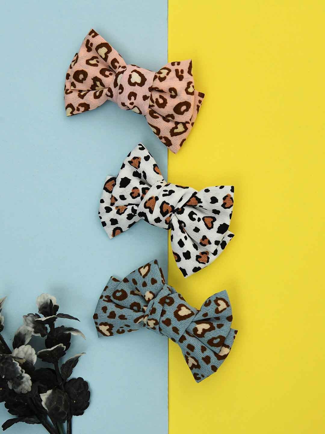 

FUNKRAFTS Girls Set of 3 Alligator Hair Clip, Brown