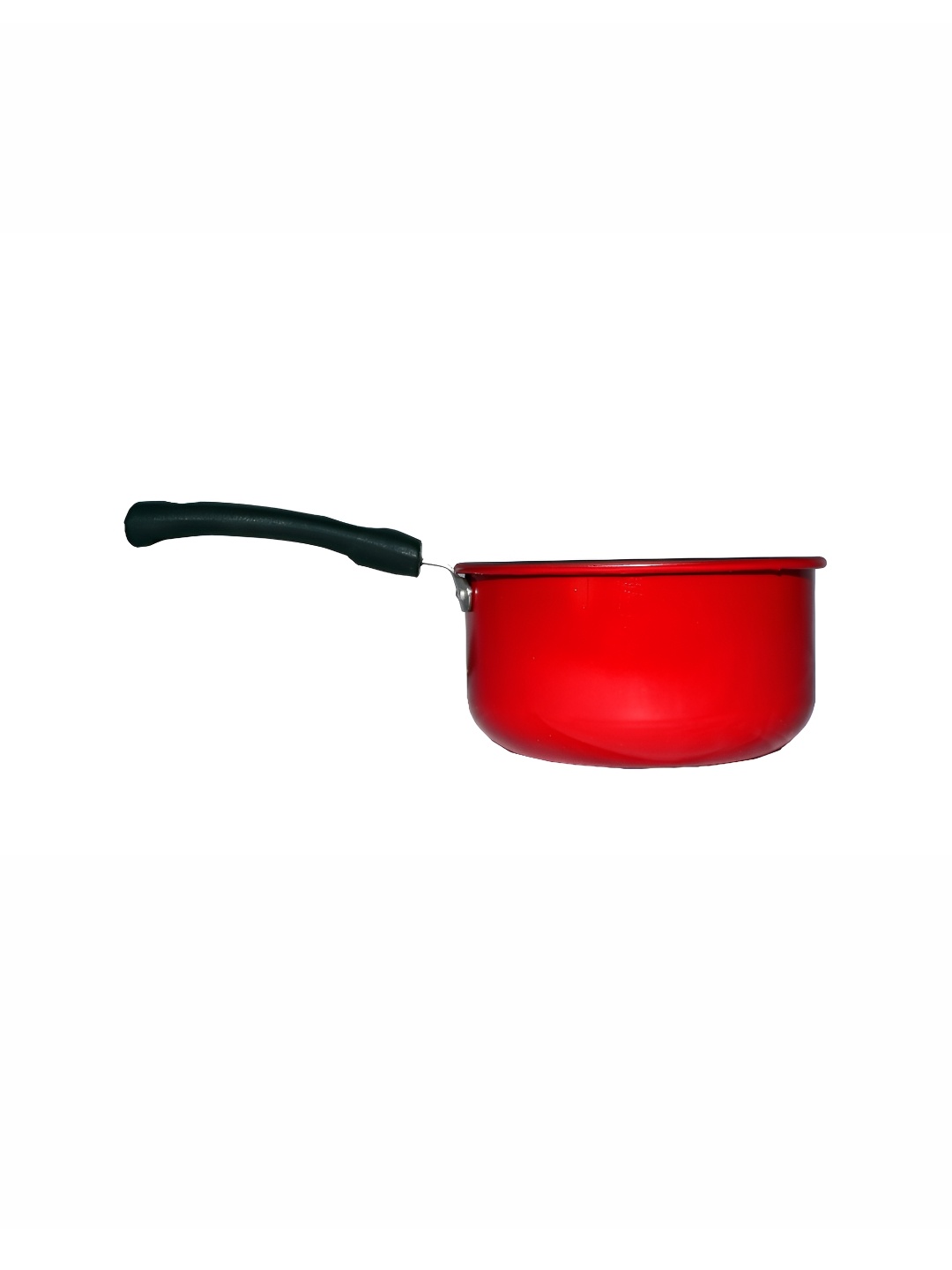 

KASSA Red & Black Stainless Steel Dishwasher Safe Sauce Pan Cookware