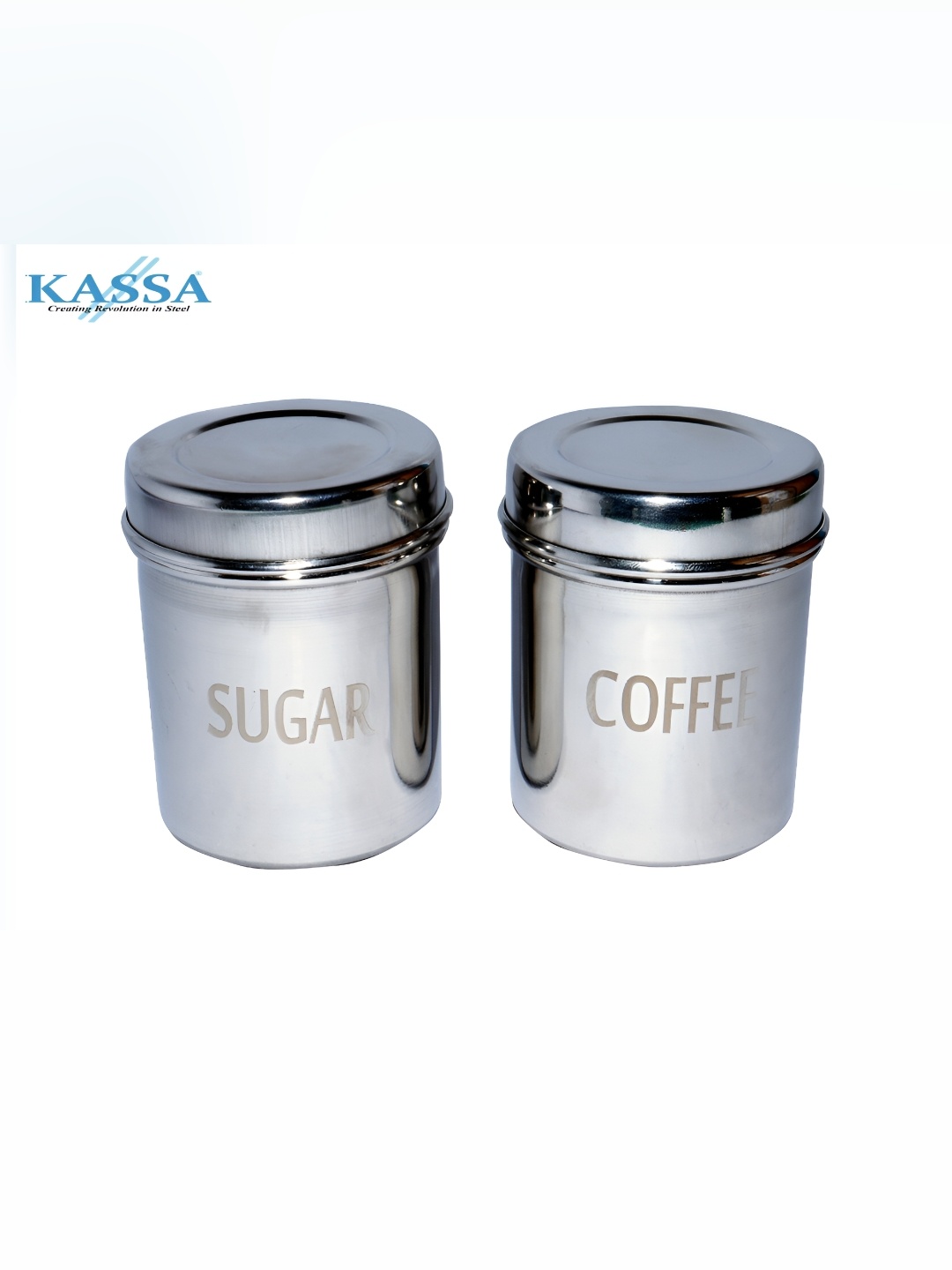 

KASSA 2 Pieces Stainless Steel Food Containers