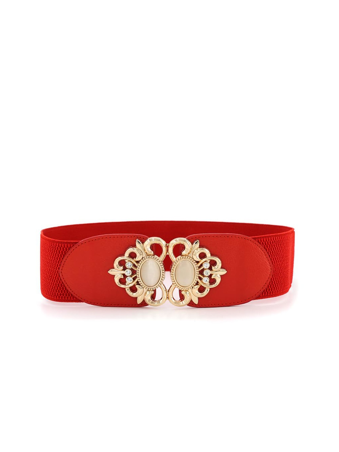 

SYGA Women Retro Style Stretchable Belt, Red