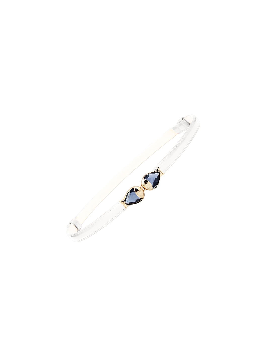 

SYGA Women Leather Belt, White