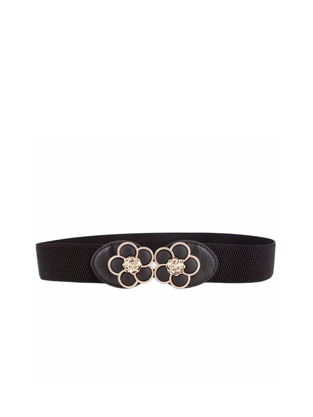 

SYGA Women Textured Embellished Belt, Black