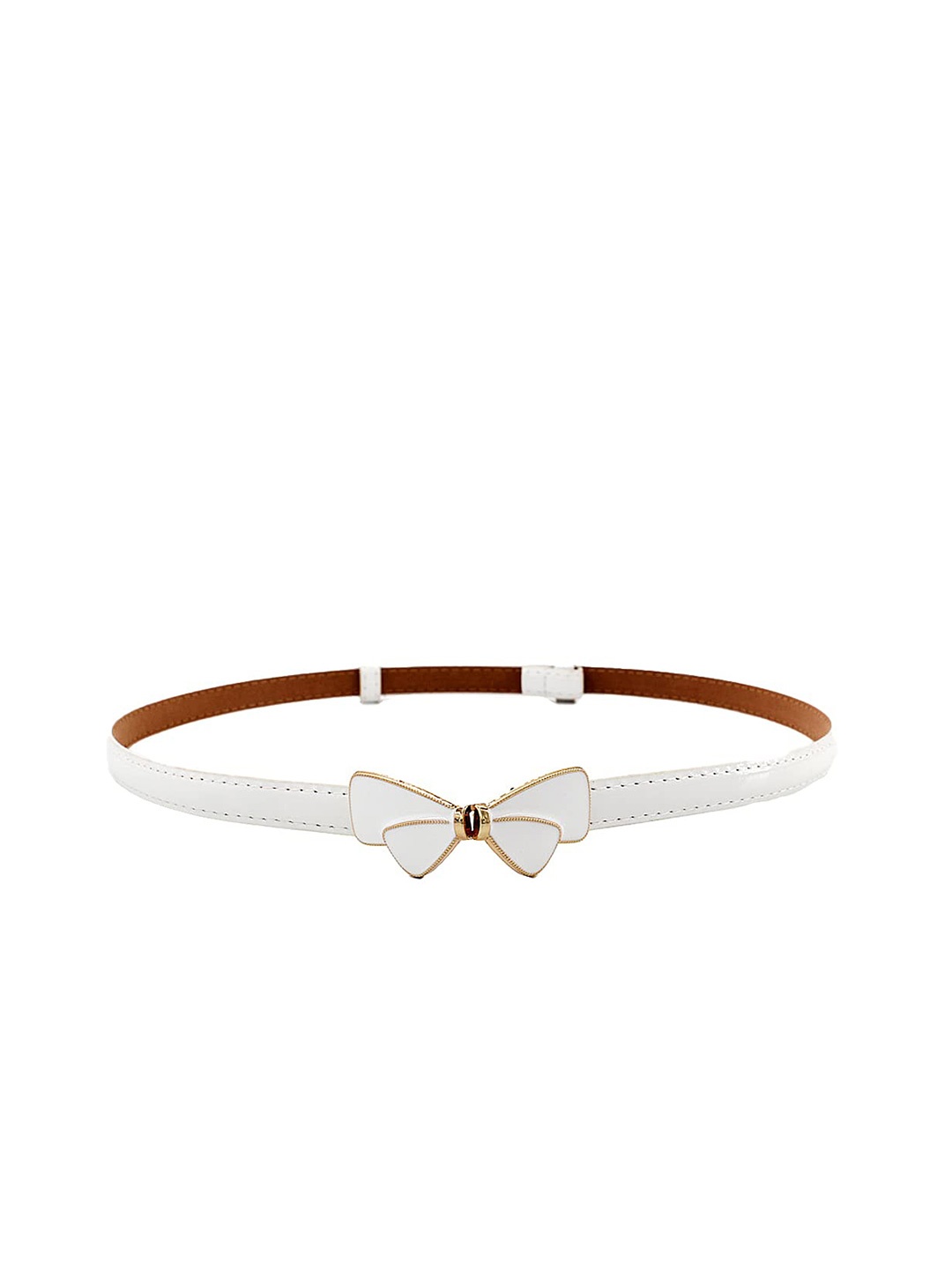 

SYGA Women Bow Detail Belt, White