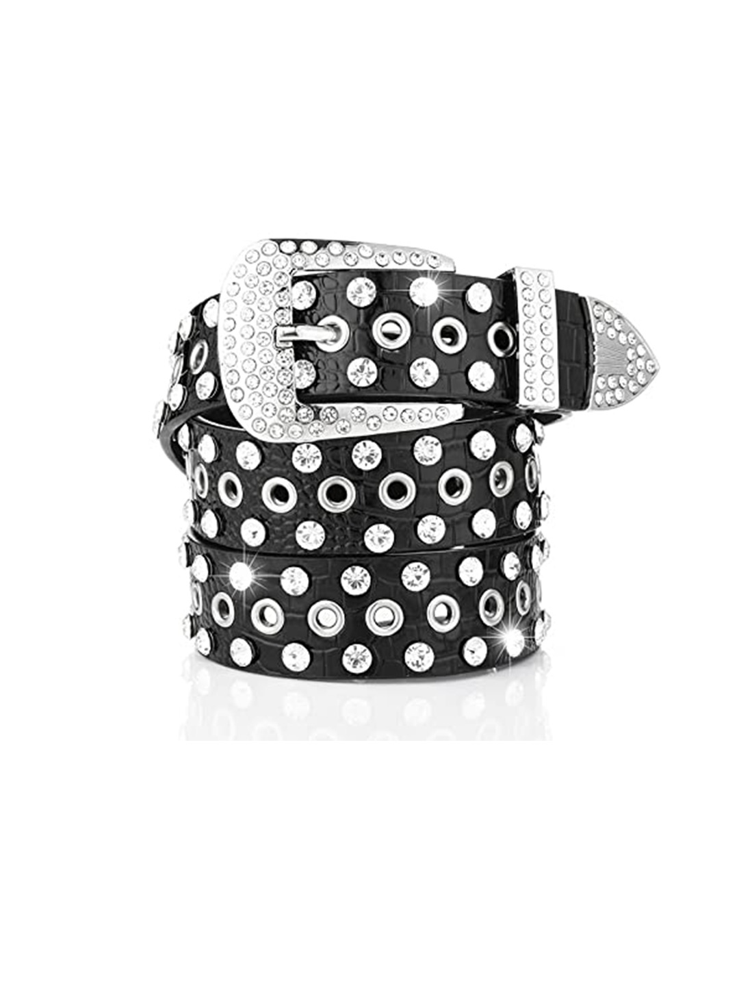 

SYGA Women Embellished Belt, Black