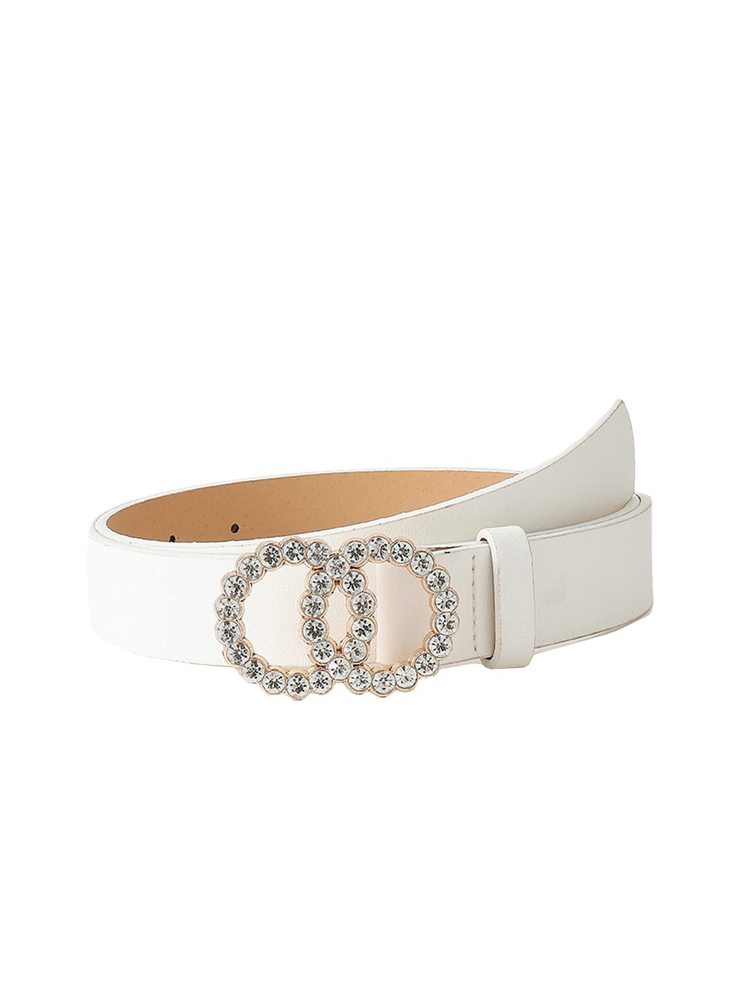 

SYGA Women Embellished Belt, White