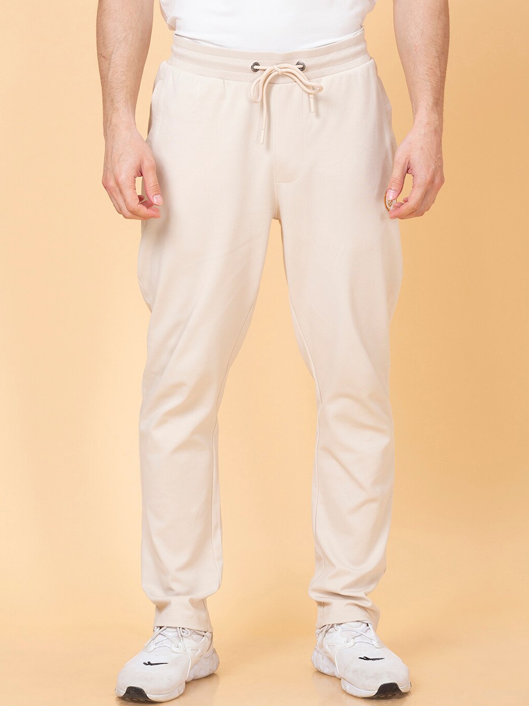 

Being Human Men Mid Rise Track Pants, White