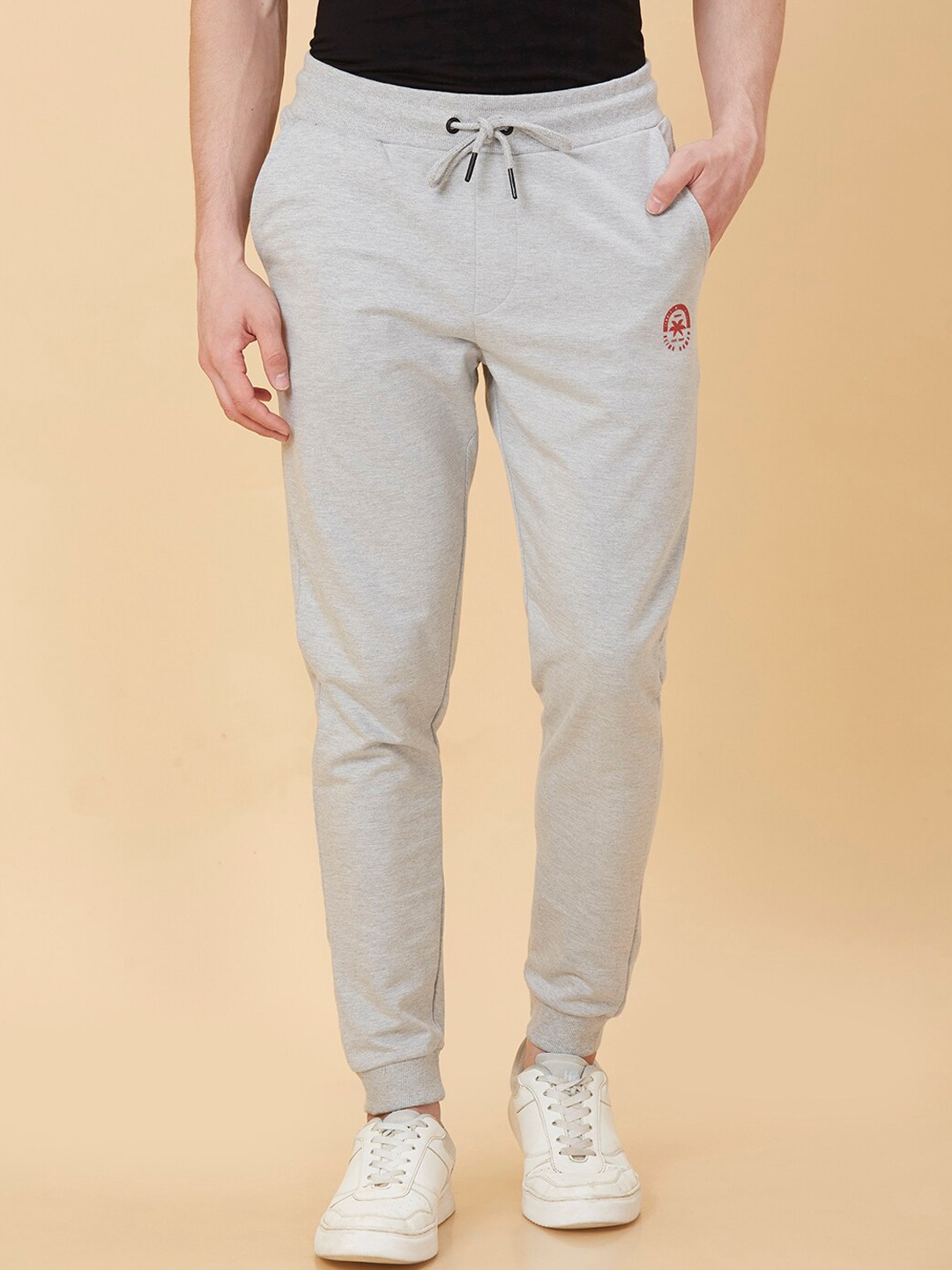 

Being Human Men Mid Rise Joggers, Grey