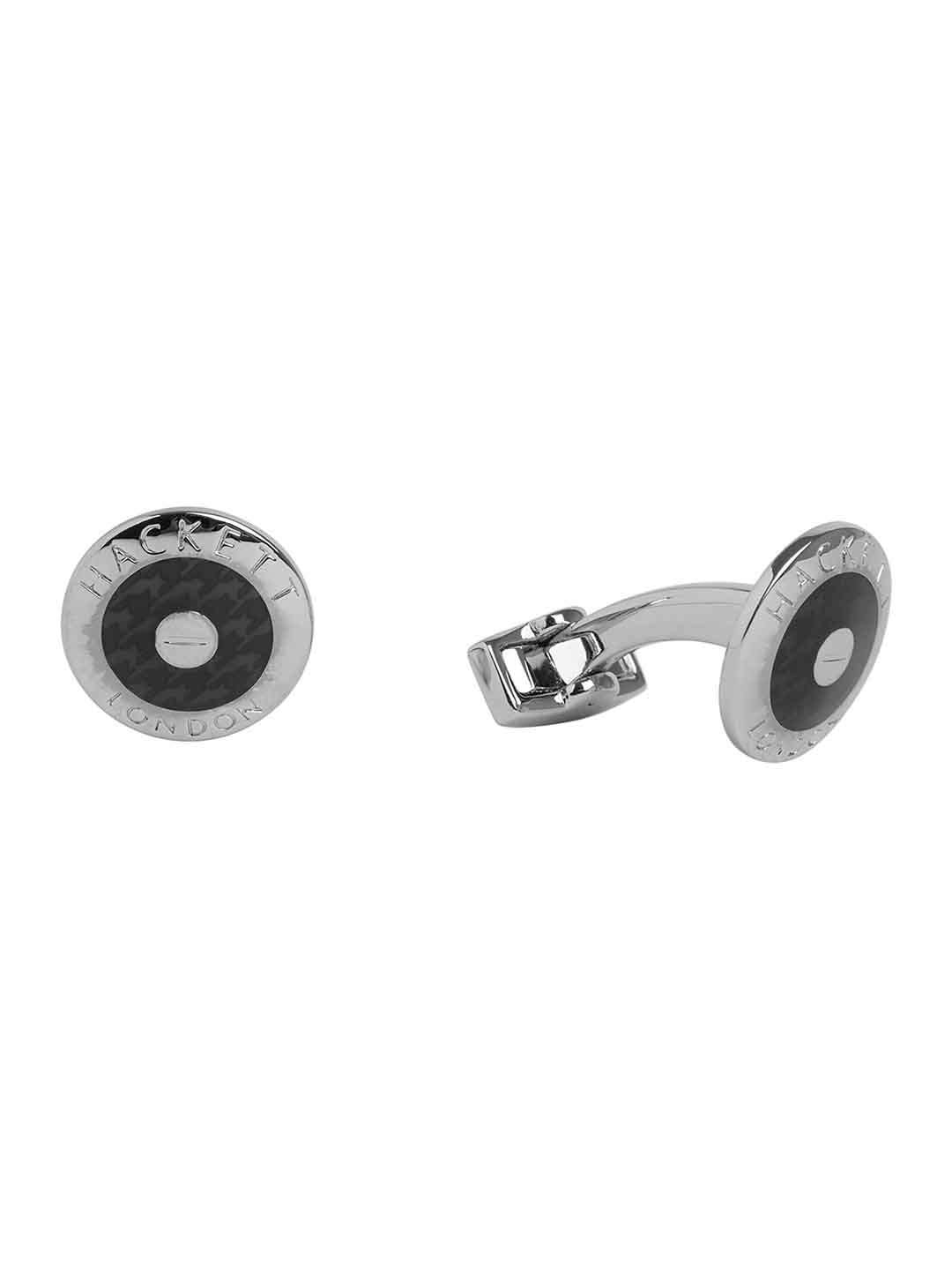 

HACKETT LONDON Men Metal Geometric Cufflink, Grey